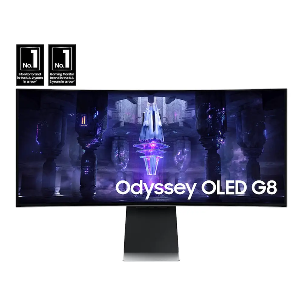 Samsung G85sb 34 Inc 175hz 0 03ms Uwqhd Freesync Qd Oled Kavisli Gumus Gaming Monitor 1