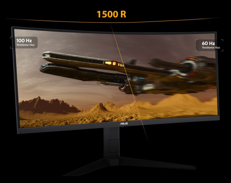 TUF Gaming VG34VQEL1A ASUS TUF Gaming VG34VQEL1A 34 inç 100Hz 1ms UWQHD FreeSync VA Kavisli Gaming Monitör h4