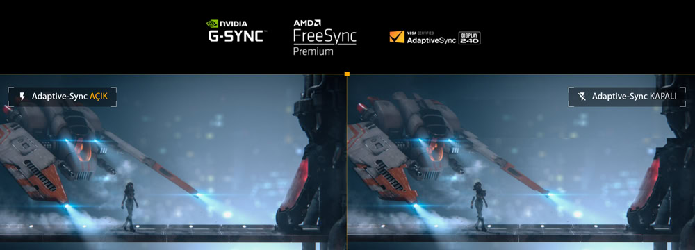 TUF Gaming VG34VQEL1A ASUS TUF Gaming VG34VQEL1A 34 inç 100Hz 1ms UWQHD FreeSync VA Kavisli Gaming Monitör h5