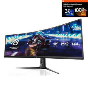 Asus Rog Strix Xg49vq 49 Inç 144hz 4ms Dfhd Freesync Premium Pro Va Kavisli Gaming Monitör 1