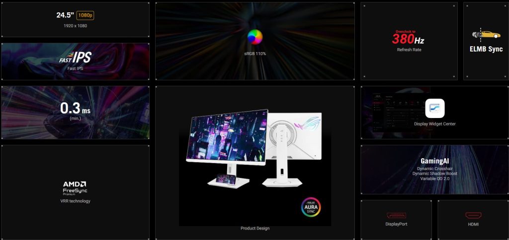 Asus Rog Strix Xg259qng W Monitör H2