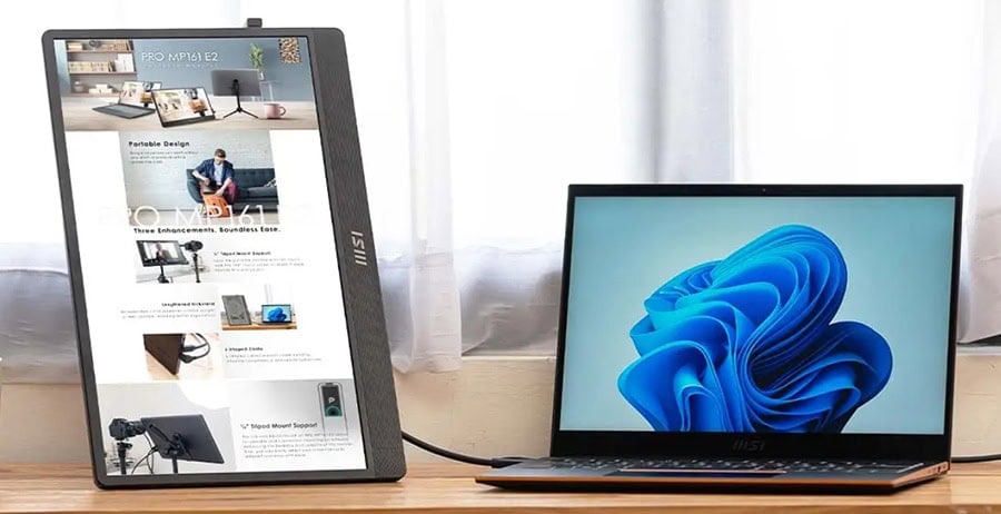 MSI Pro MP161 E2U Monitör h6