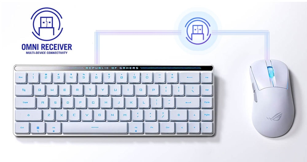 ASUS ROG Falchion RX Low Profile İngilizce Beyaz Gaming Klavye h8