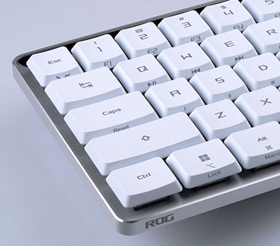 ASUS ROG Falchion RX Low Profile İngilizce Beyaz Gaming Klavye h9