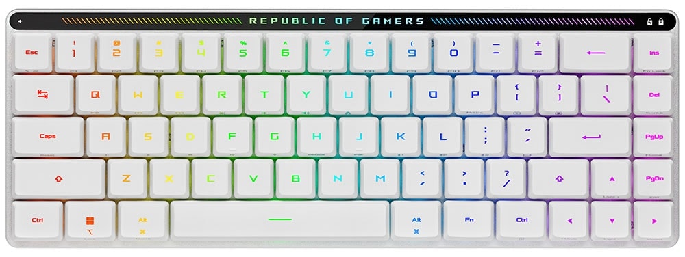 ASUS ROG Falchion RX Low Profile İngilizce Beyaz Gaming Klavye h1
