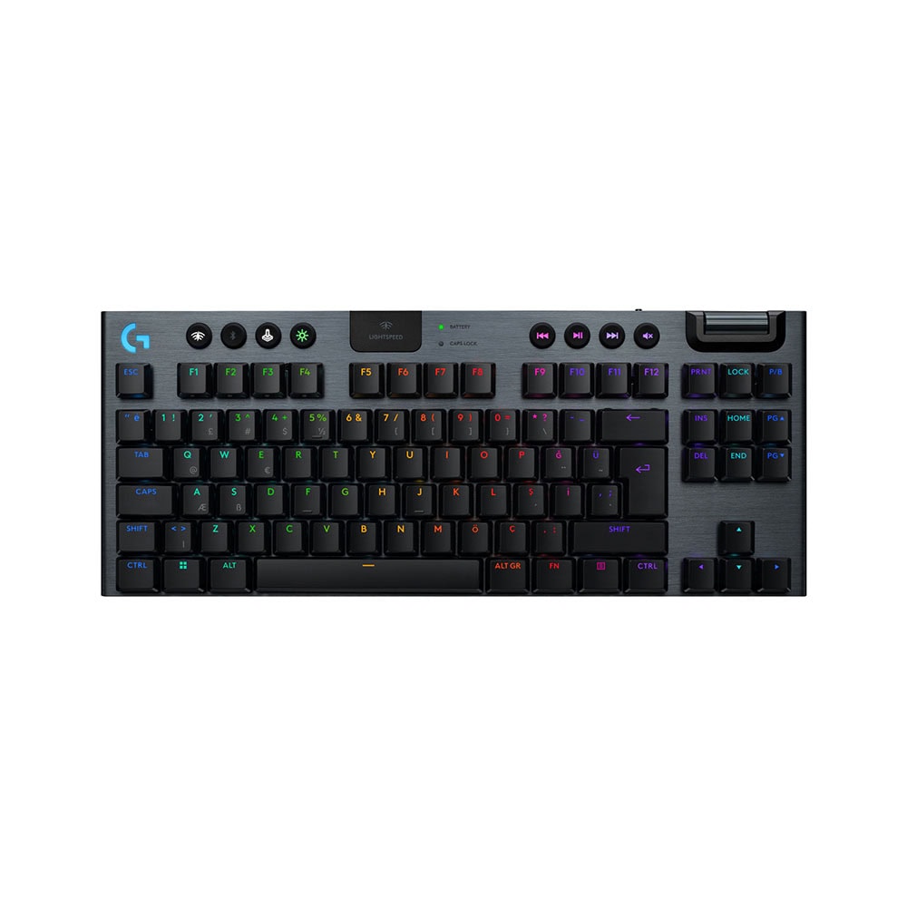 Logitech G915 X Lightspeed Tkl Low Profile Tactile Switch Ingilizce Kablosuz Siyah Gaming Klavye 920 012721 1