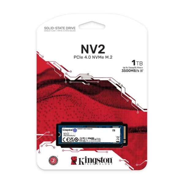 Kingston Nv2 1tb Nvme Pcie 4 0 Okuma 3500mb Yazma 2100mb M 2 Ssd Snv2s 1000g 3