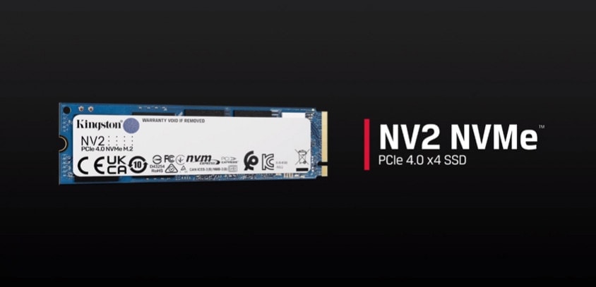 Kingston Nv2 1tb Nvme Pcie 4 0 Okuma 3500mb Yazma 2100mb M 2 Ssd Snv2s 1000g H