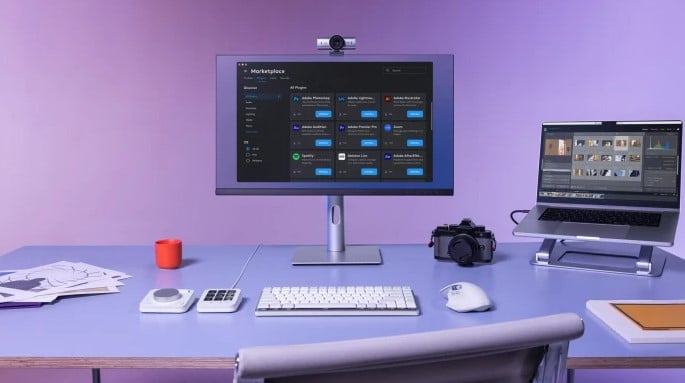 Logitech Master Series Mx Creative Console Pale Grey Lcd Ekranli Tus Takimi H5