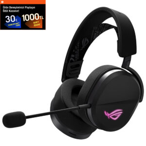 Asus Rog Pelta Aura Sync Rgb Ps5 Uyumlu Siyah Kablosuz Gaming Kulaklık 1