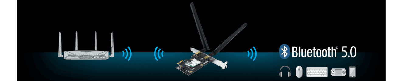 ASUS PCE-AX3000 Ağ Adaptörü h4