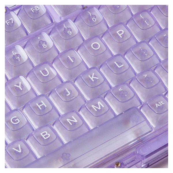 Akko Monsgeek Ice75 Clear Purple Rgb Kablosuz Hotswap Mekanik Gaming Klavye 5