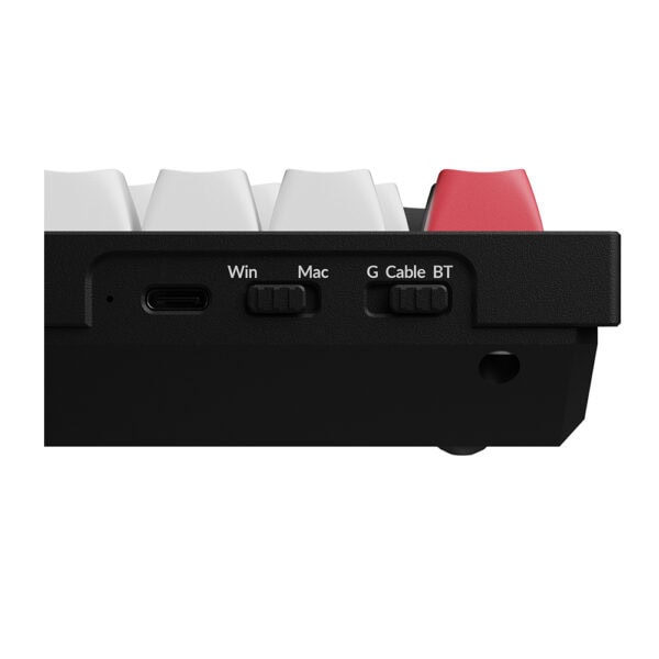 Keychron Q1 Hall Effect U Rgb Nebula Switch Kablosuz Turkce Mekanik Siyah Beyaz Gaming Klavye 4