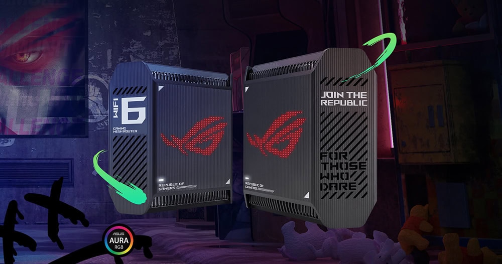 ROG Rapture GT6 ASUS ROG Rapture GT6 Gaming Mesh Sistemi h2