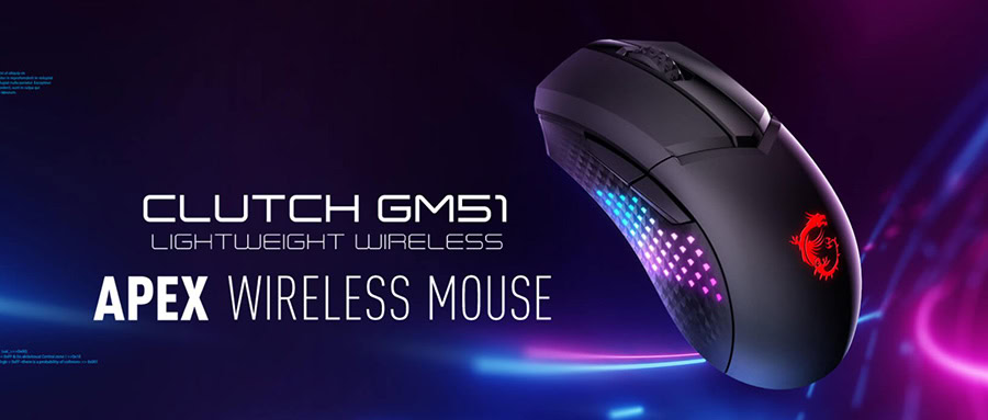 MSI Clutch GM51 Lightweight RGB Kablosuz Mouse h2