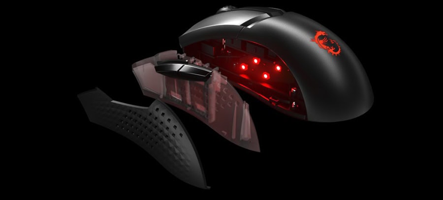 MSI Clutch GM51 Lightweight RGB Kablosuz Mouse h4