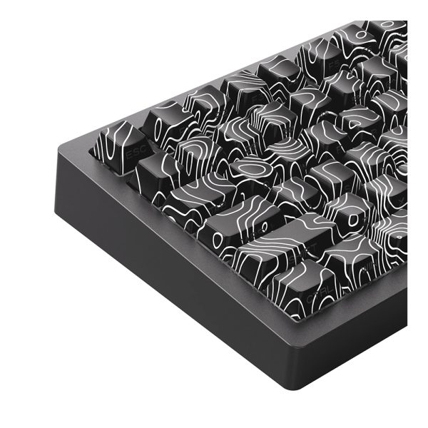 Akko Monsgeek M1 V5 Contour Lines Black Rgb Kablosuz Hotswap Mekanik Gaming Klavye 6