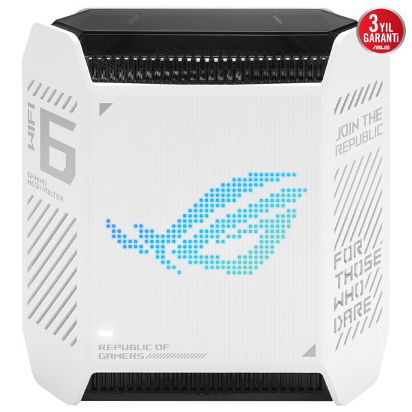 Asus Rog Rapture Gt6 Ax10000 Tri Band Wifi6 Gaming Mesh Sistemi Beyaz Ikili Paket 11