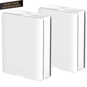 Asus Zenwifi Bq16 Be25000 Wifi7 Quad Band Kablosuz Mesh Sistemi (beyaz İkili Paket) 1