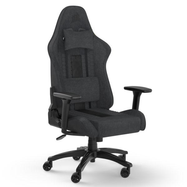 Corsair Tc100 Relaxed Fabric Siyah Gri Oyuncu Koltugu Cf 9010052 Ww 2