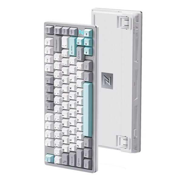 Mchose Z75s Cream Shaft Switch Rgb Kablosuz Hotswap Gri Mavi Mekanik Gaming Klavye (mc Z75s 1) 3