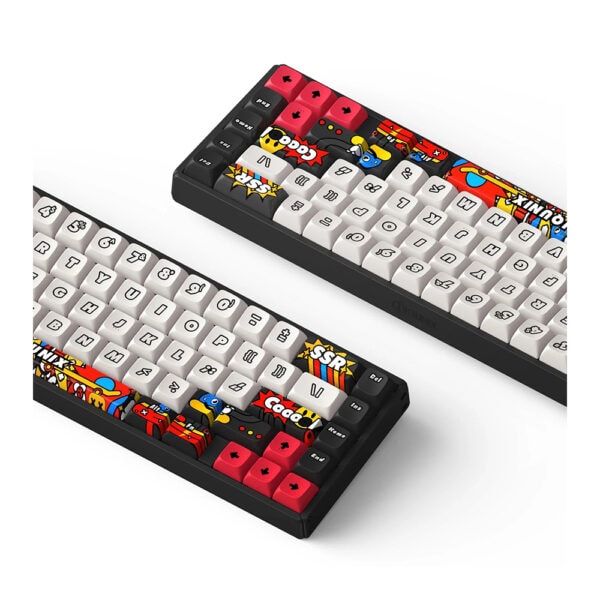 Iqunix F65 Graffiti Diary 65 Rgb Kablosuz Hotswap Mekanik Gaming Klavye 6