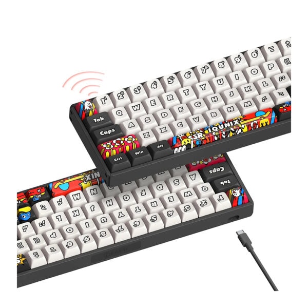 Iqunix F65 Graffiti Diary 65 Rgb Kablosuz Hotswap Mekanik Gaming Klavye 7