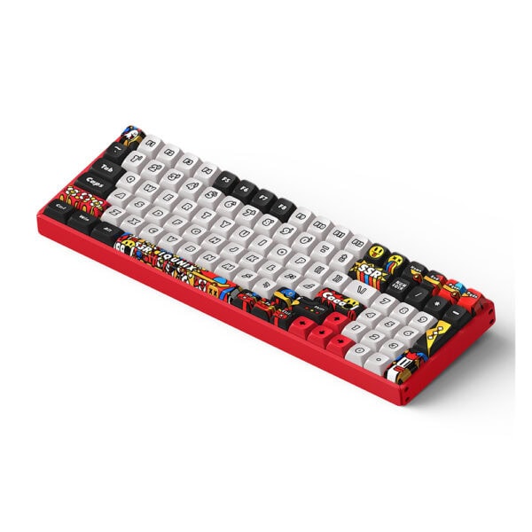 Iqunix F97 Graffiti Diary Blaze Rgb Kablosuz Hotswap Mekanik Gaming Klavye 3