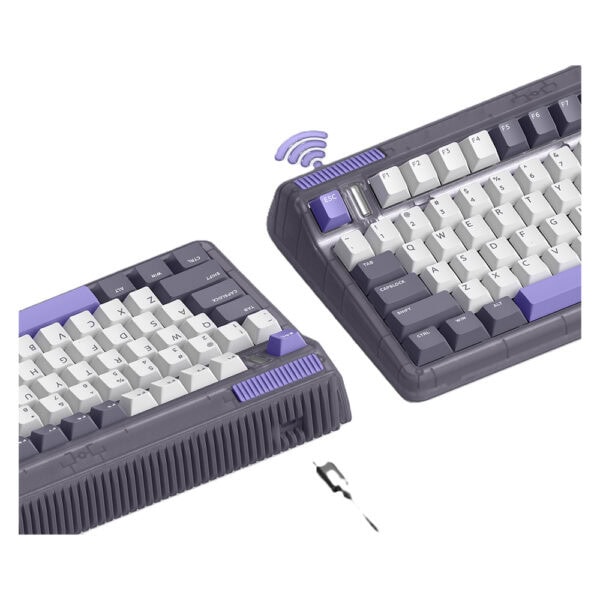 Iqunix Og80 Lavandin Rgb Kablosuz Hotswap Mekanik Gaming Klavye 6