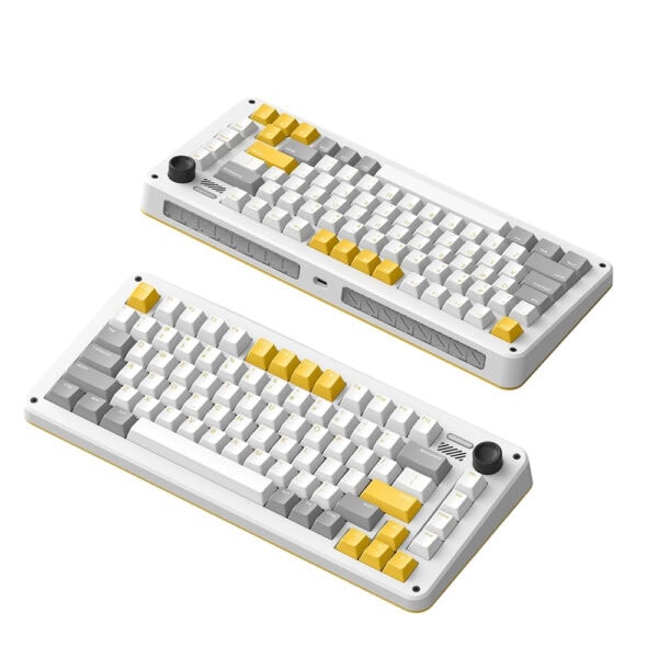 Iqunix Zx75 Gravity Wave U Gateron Red Switch Rgb Kablosuz Hotswap Mekanik Gaming Klavye 6