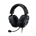 Logitech G PRO X SE siyah 7.1 Surround oyun kulaklığı, mikrofonlu kablolu headset, açık akustiğe sahip konforlu kulak yastıkları.