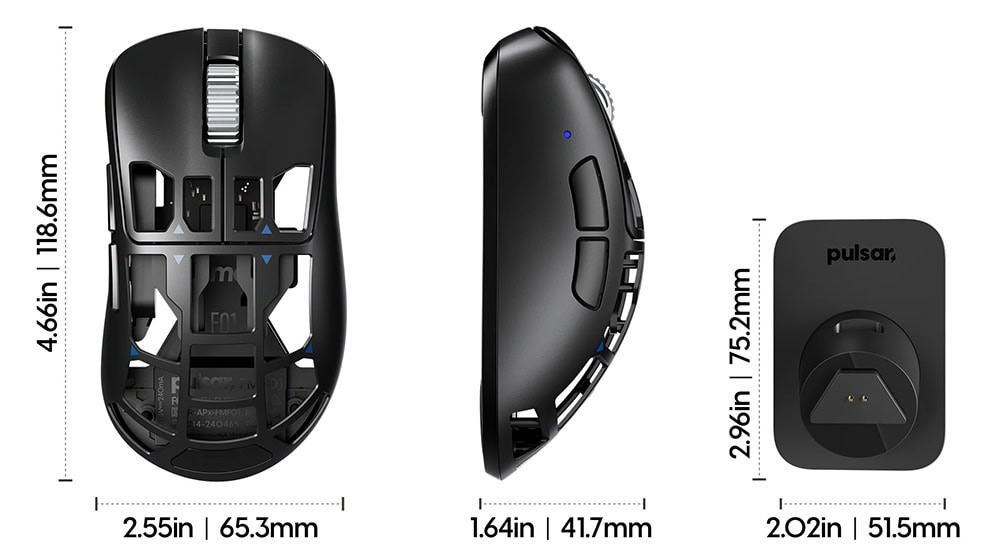 Pulsar Feinmann F01 Magnesium Mouse H14