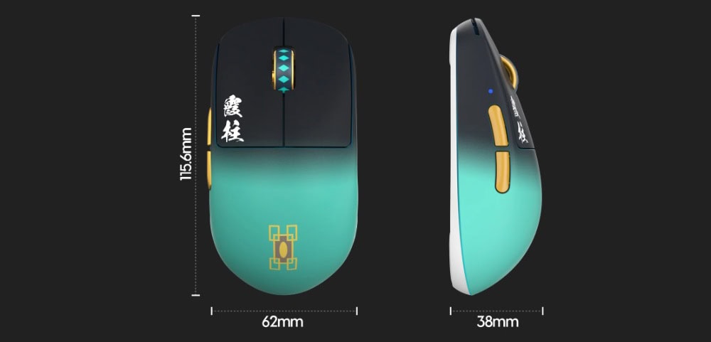 Pulsar X2h Demon Slayer Tokito Muichiro Mouse H4