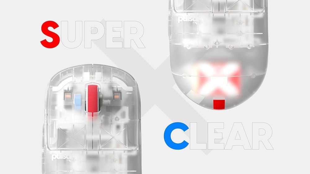 Pulsar X2h Super Clear Edition Mouse H1