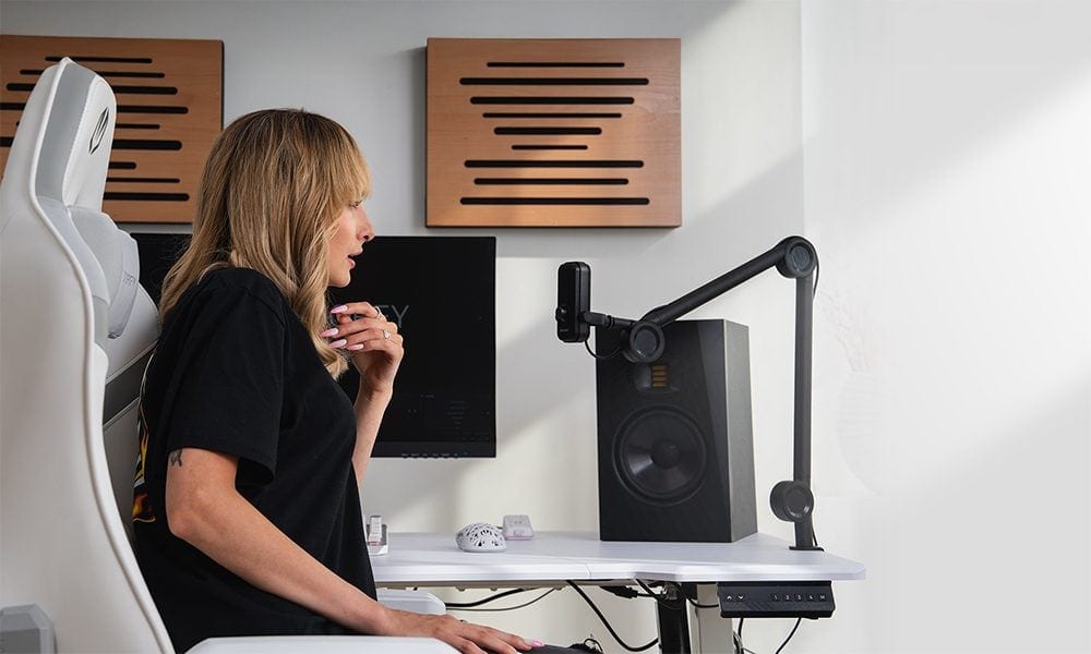 Stand Üzerinde Küçük Mikrofon