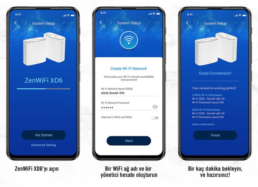ASUS ZenWiFi XD6S Kablosuz Mesh Sistemi (Beyaz, İkili Paket) H5