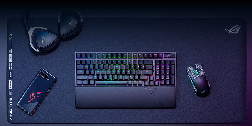 ASUS ROG Strix Scope II 96 NX Snow Switch Beyaz Mekanik Gaming Klavye H7