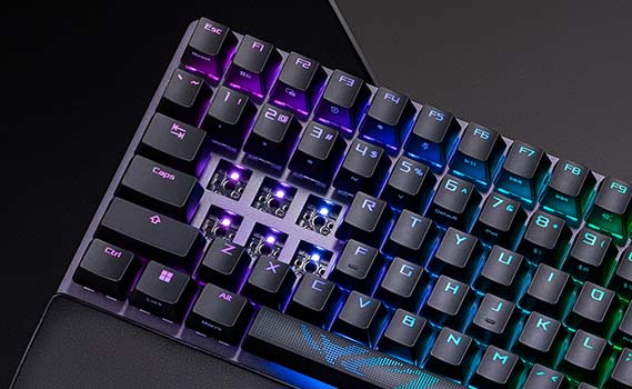 ASUS ROG Strix Scope II 96 NX Snow Switch Beyaz Mekanik Gaming Klavye H8