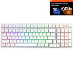 ASUS ROG Strix Scope II 96 NX Snow Switch RGB Kablosuz Hotswap İngilizce Beyaz Mekanik Gaming Klavye