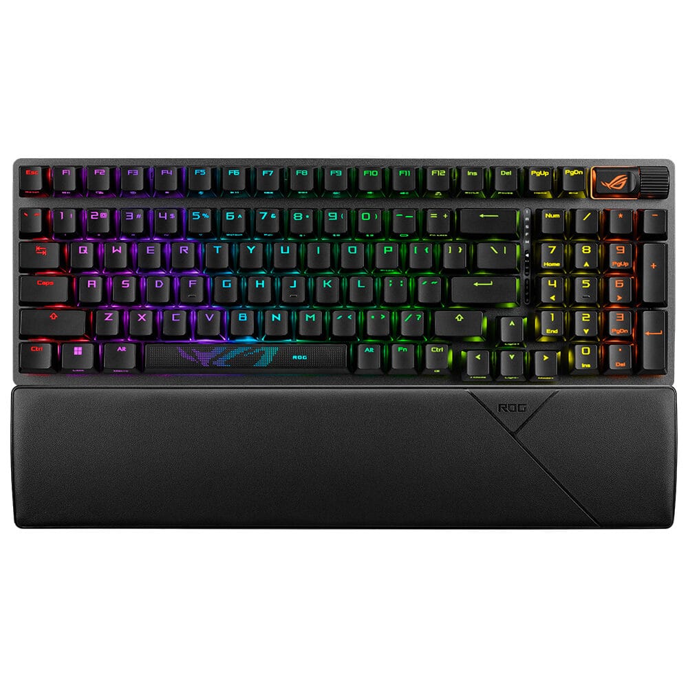 Asus Rog Strix Scope Ii 96 Nx Snow Switch Rgb Kablosuz Hotswap Ingilizce Siyah Mekanik Gaming Klavye 1