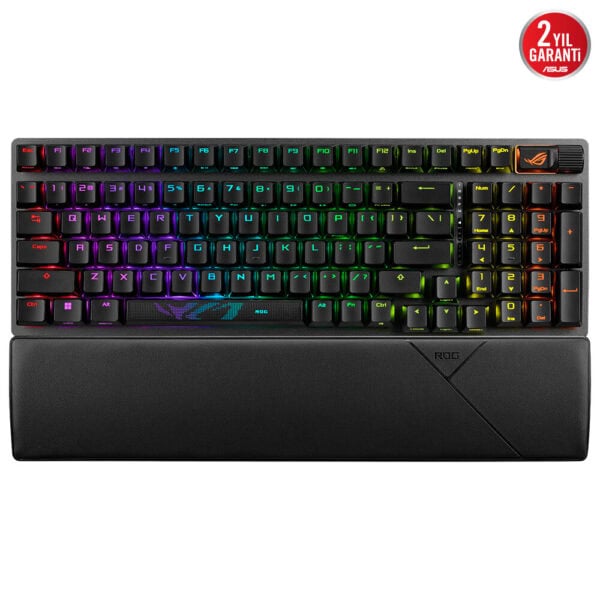 Asus Rog Strix Scope Ii 96 Nx Snow Switch Rgb Kablosuz Hotswap Ingilizce Siyah Mekanik Gaming Klavye 2