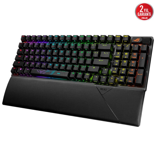 Asus Rog Strix Scope Ii 96 Nx Snow Switch Rgb Kablosuz Hotswap Ingilizce Siyah Mekanik Gaming Klavye 4