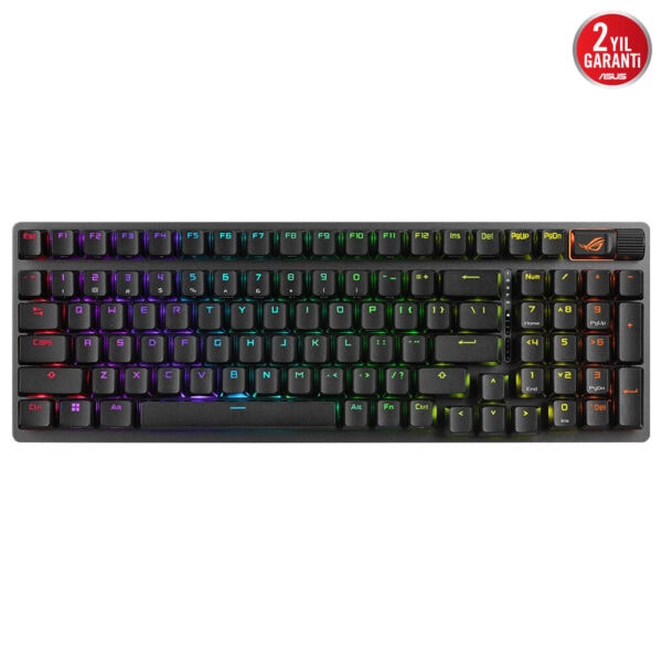 Asus Rog Strix Scope Ii 96 Nx Snow Switch Rgb Kablosuz Hotswap Ingilizce Siyah Mekanik Gaming Klavye 5