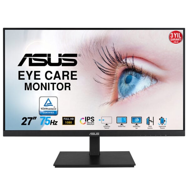 Asus Va27dqsb 27 Inc 75hz 5ms Full Hd Adaptive Sync Ips Pivot Monitor 2