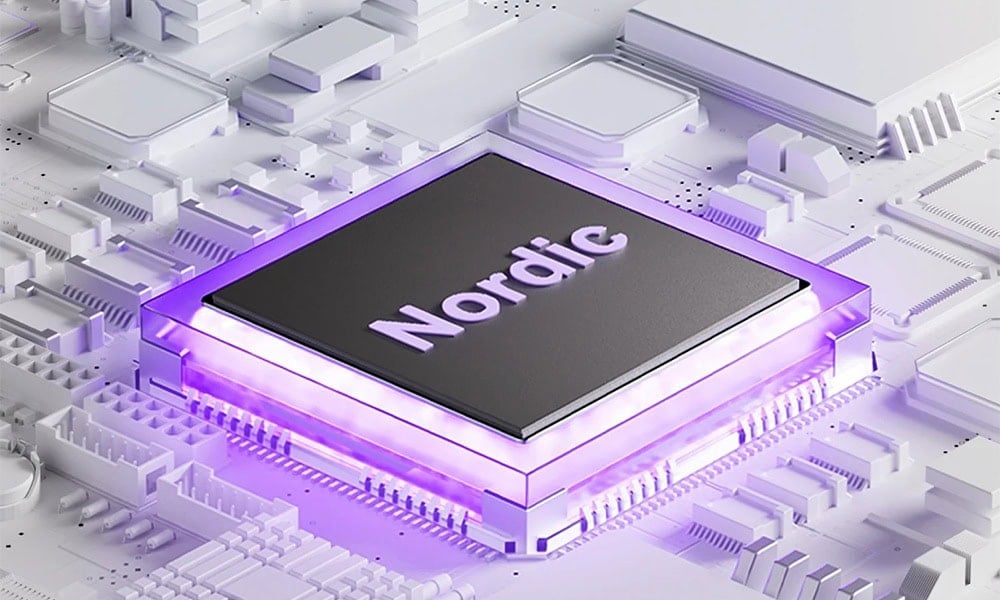 Dual Nordic Çip (nRF52840 + nRF52820)