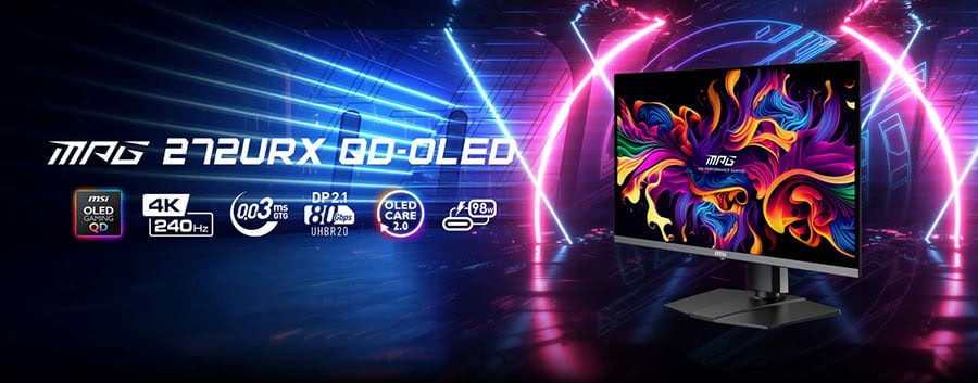 MSI MPG 272URX QD-OLED Gaming Monitör H2