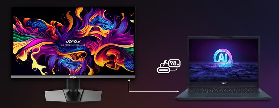 MSI MPG 272URX QD-OLED Gaming Monitör H21