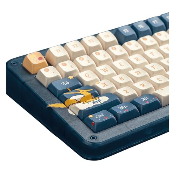 Iqunix X Little Prince Zx75 Sky Encounter Gateron Red Switch Rgb Kablosuz Hotswap Mekanik Gaming Klavye 4