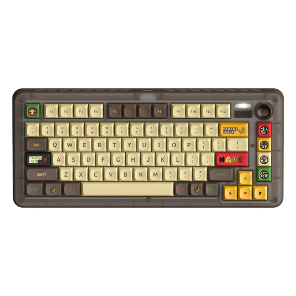 Iqunix Zx75 Happy Ape Rgb Kablosuz Hotswap Mekanik Gaming Klavye 5