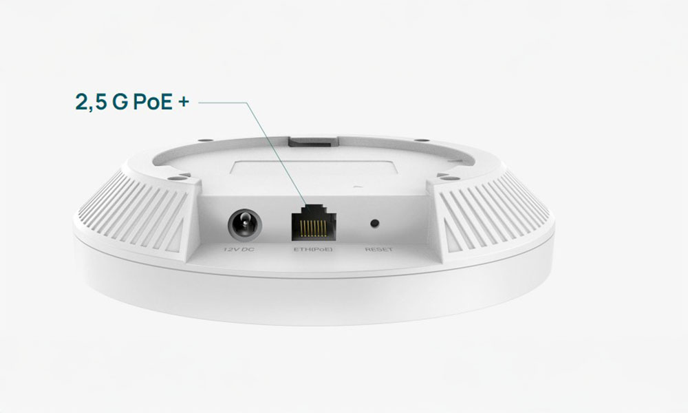 2.5G PoE+ Bağlantı Noktası ile Optimize Edilmiş Kablolu Performans
